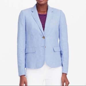 J.Crew Factory Schoolboy Blazer Linen